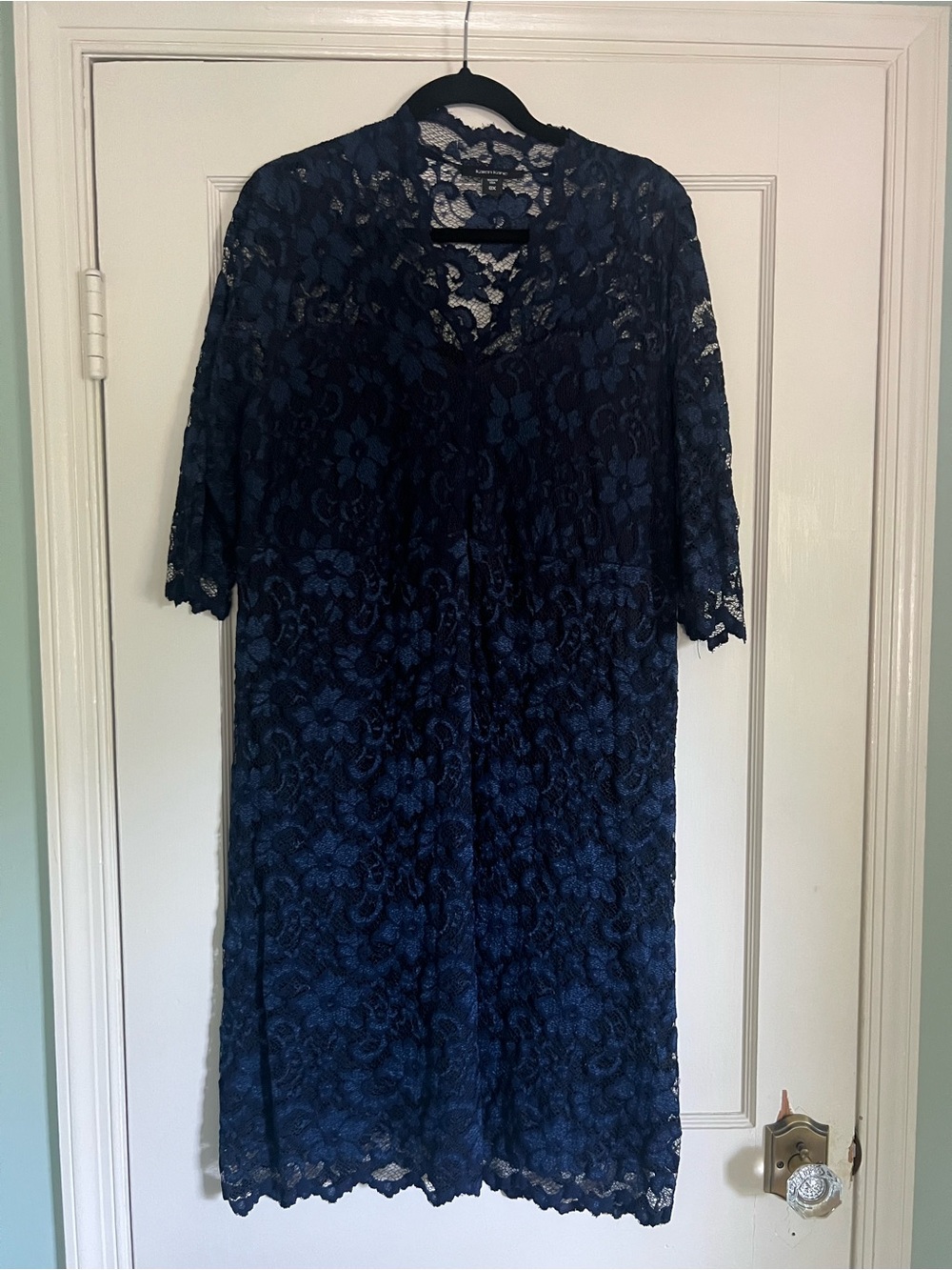 NWOT Navy Blue Lace Dress
